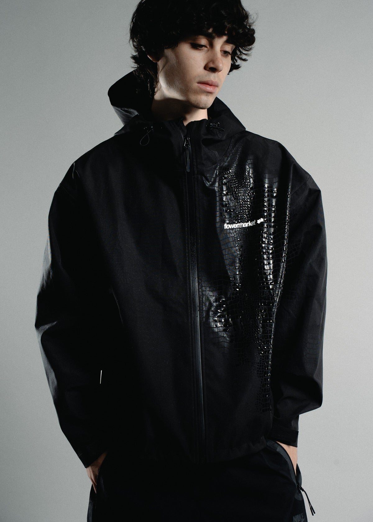 CROCO RAINJACKET NOIR