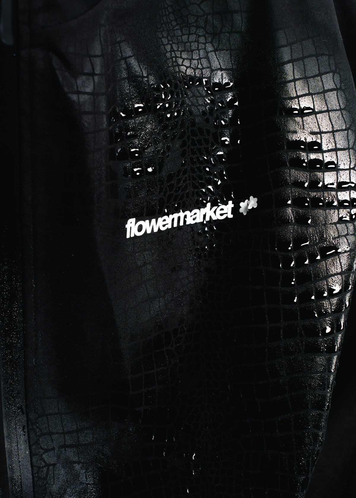 CROCO RAINJACKET NOIR