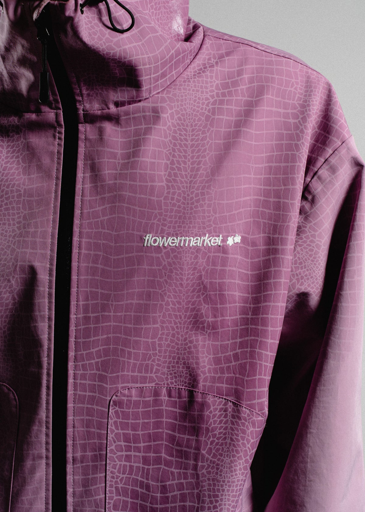 CROCO RAINJACKET ROSE