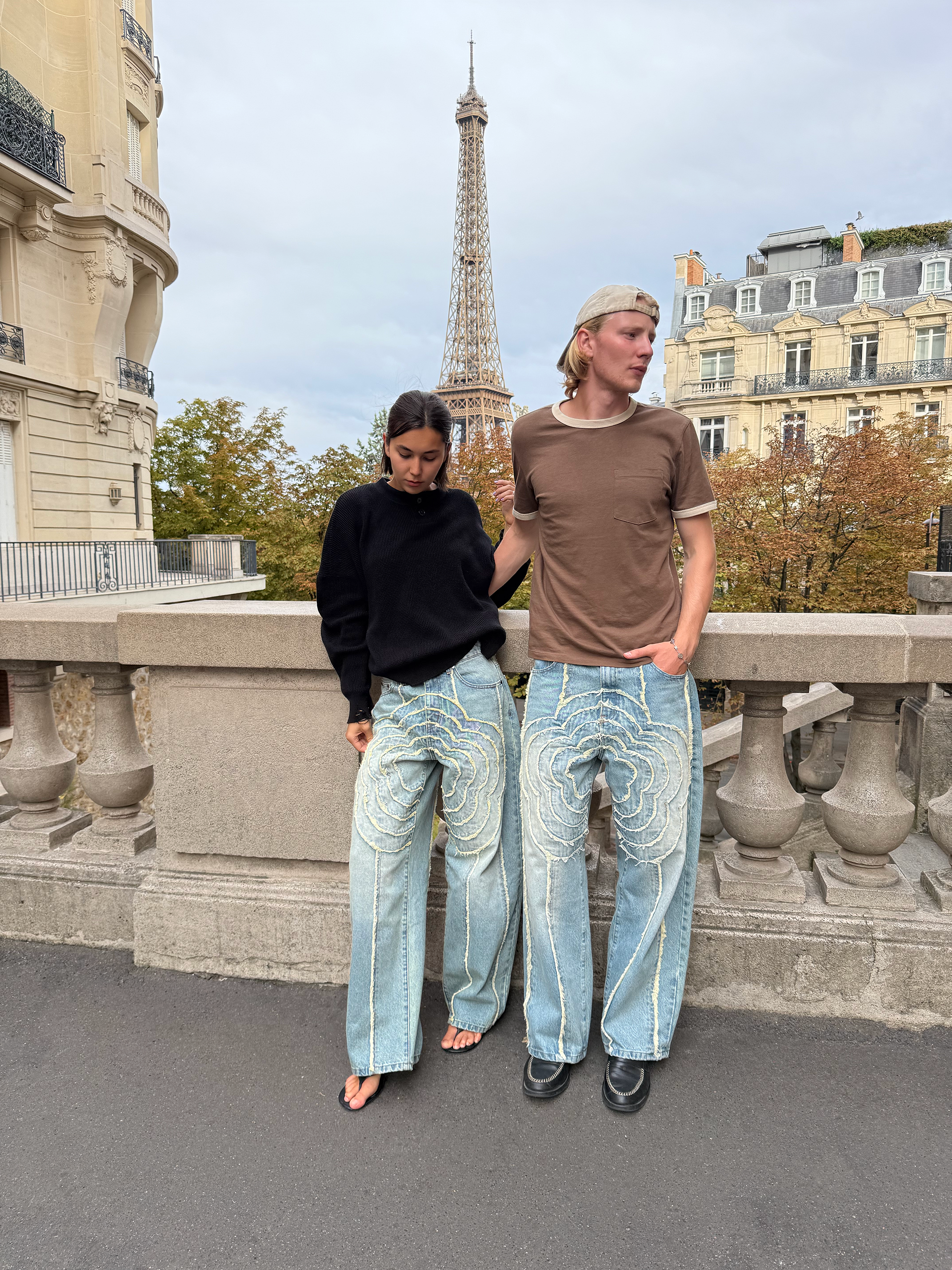 FLEURS SUR FLEURS DENIM