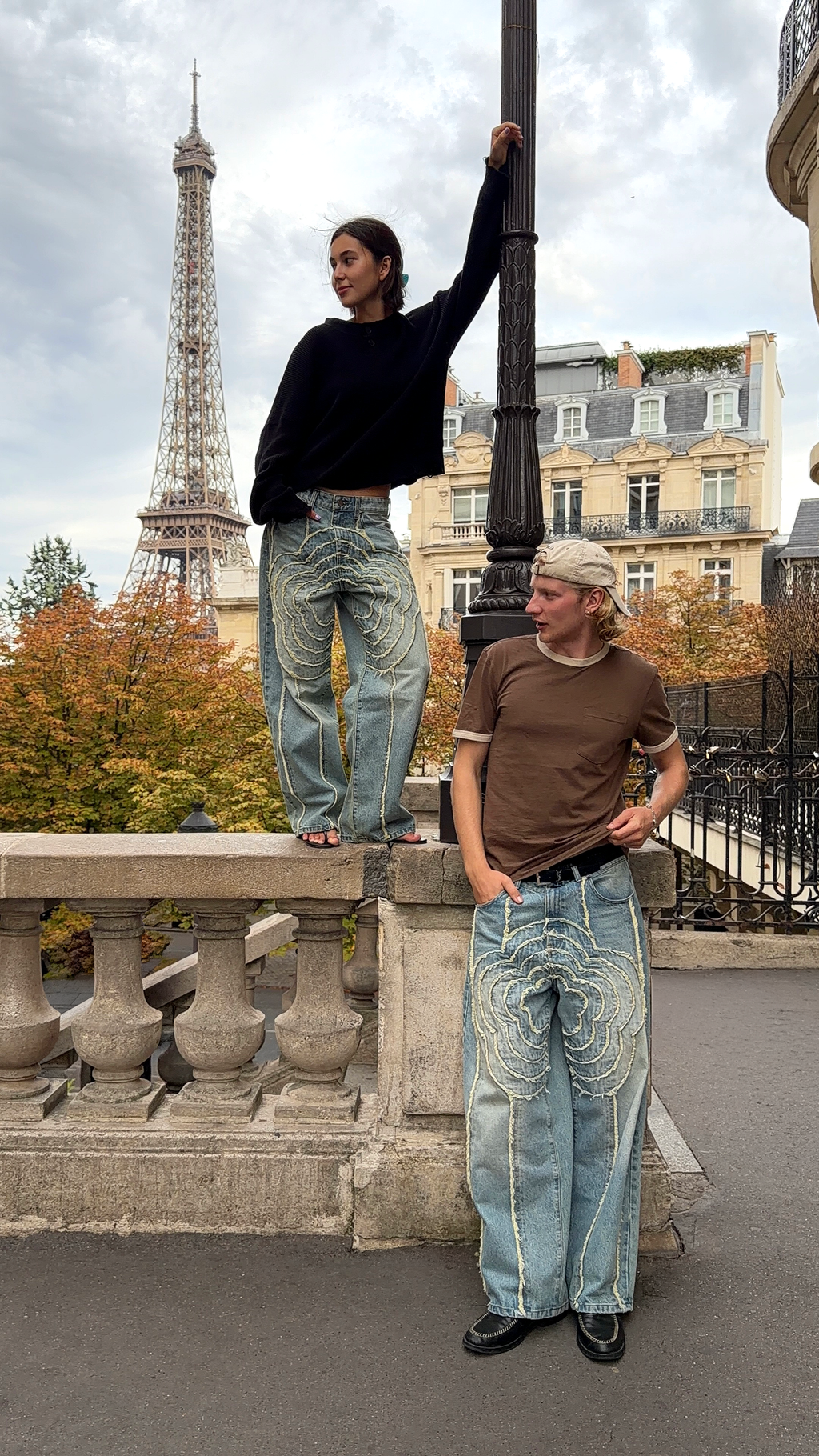 FLEURS SUR FLEURS DENIM