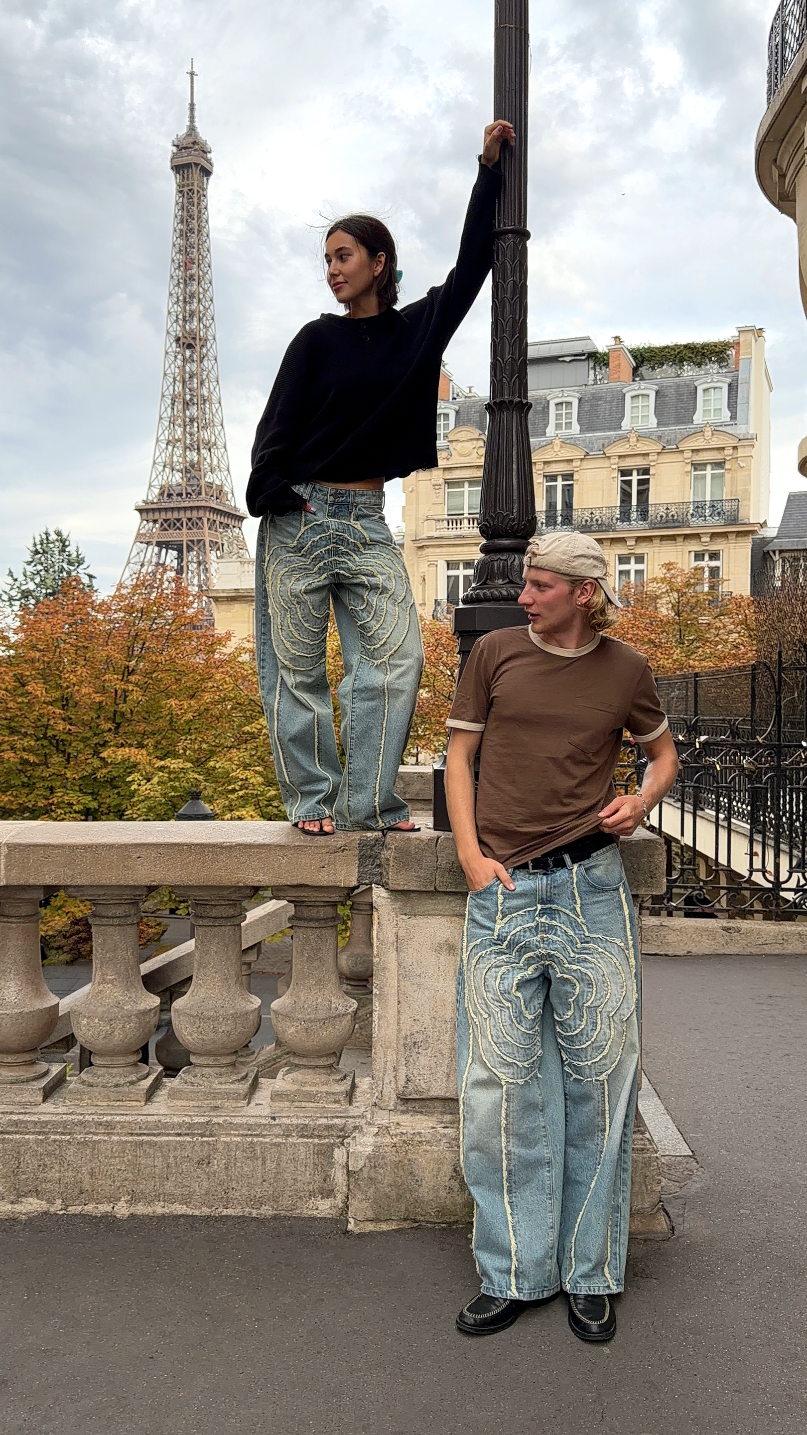 FLEURS SUR FLEURS DENIM