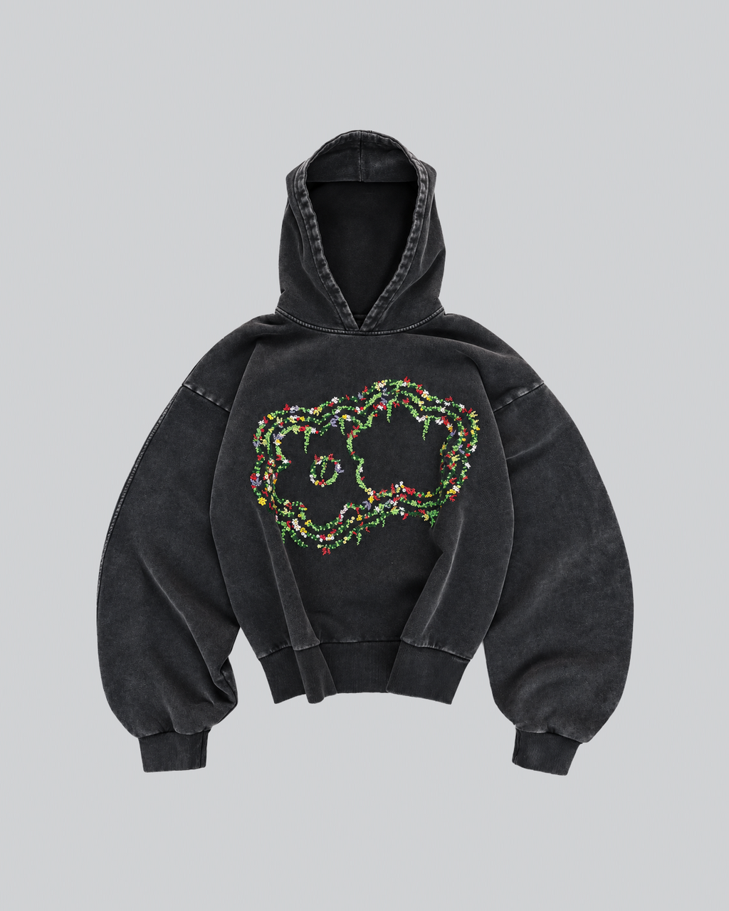 TRIPLE FLEURS HOODIE